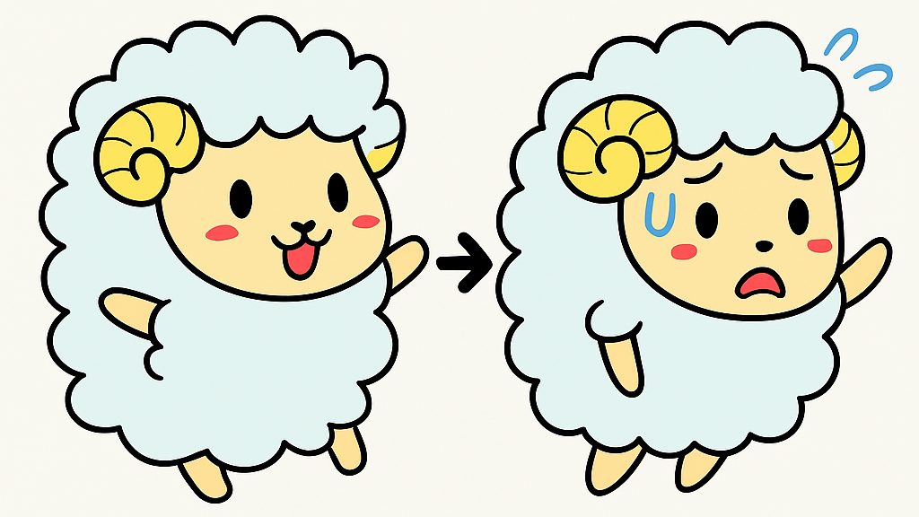 【無料】AIでブログのキャラクターアイコンに表情をつけました